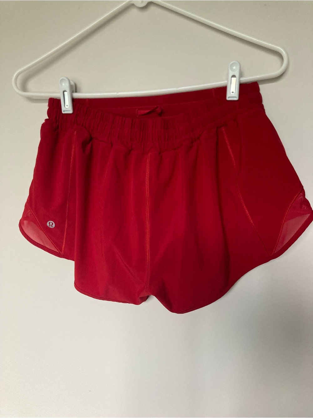 lululemon athletica hotty hot shorts in red